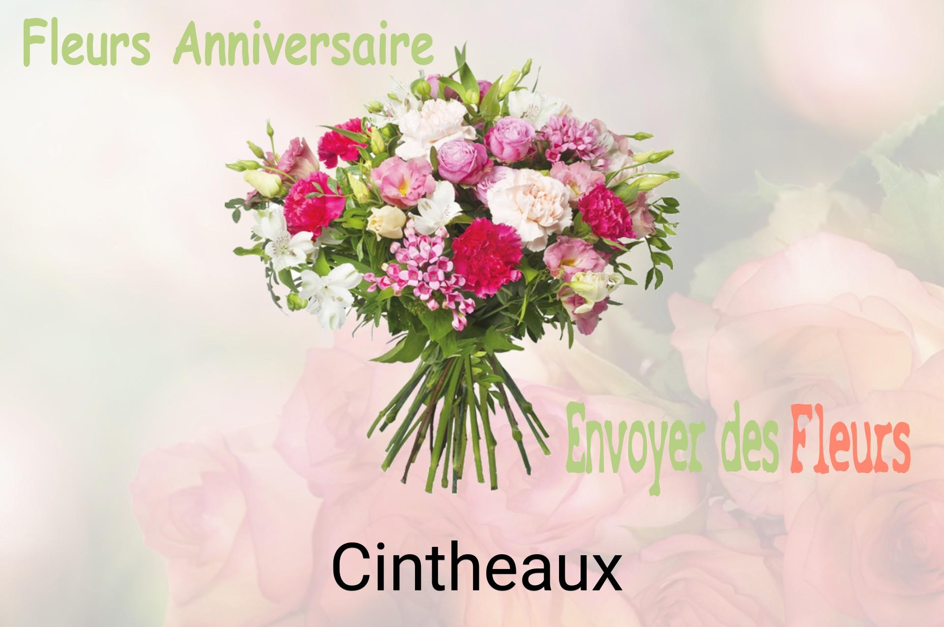 Bouquet de fleurs d’anniversaire livré à Cintheaux