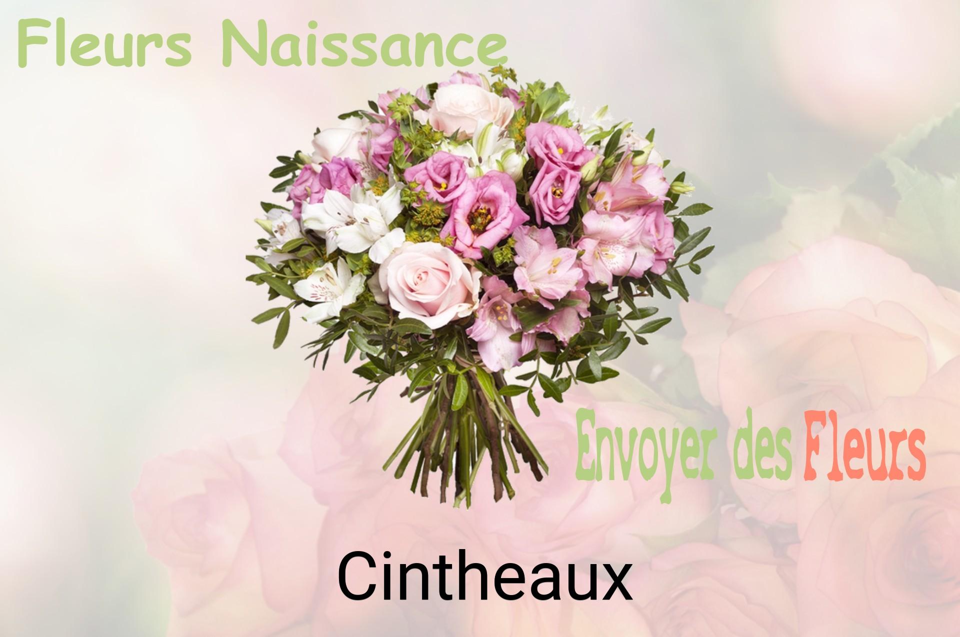 Bouquet de fleurs de naissance livré à Cintheaux